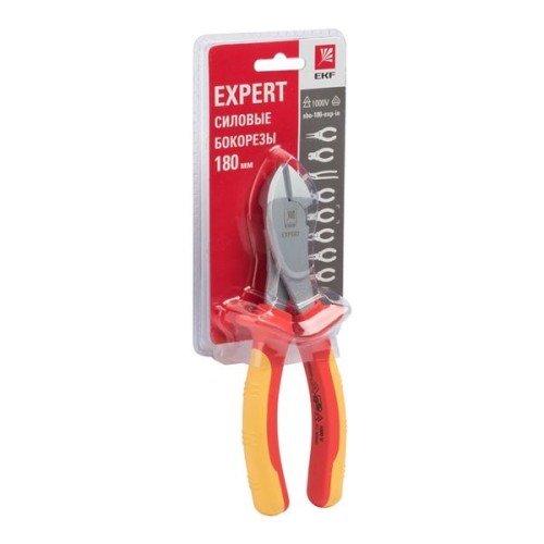 Силовые бокорезы Expert 180 мм 1000В
