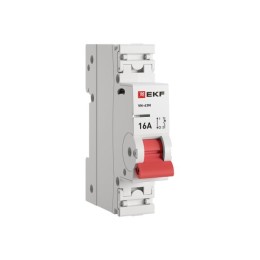 Выключатель нагрузки (ВН) однополюсный 1P 16 кА ВН-63N S63116 PROXIMA EKF