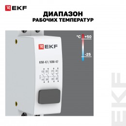 Кнопка модульная КМ-47 (серая) PROxima
