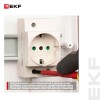 Розетка РДЕ-47 240В (под евро вилку с заземлением) EKF PROxima