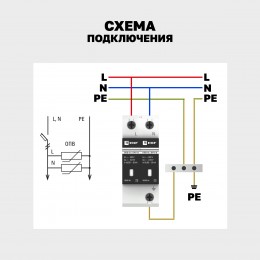 Ограничитель перенапряжений ОПВ-B 2P