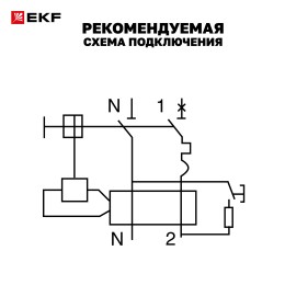 Выключатель автоматический дифференциального тока DVA-6 1P+N 32А (C) 30мА (AC) 6кА AVERES