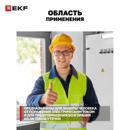 Устройство защитного отключения DV 2P 63А/30мА (A) AVERES