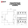 Устройство защитного отключения DV 4P 63А/300мА (AC) AVERES