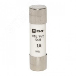 Вставка плавкая цилиндрическая ПВЦ 10х38 1А