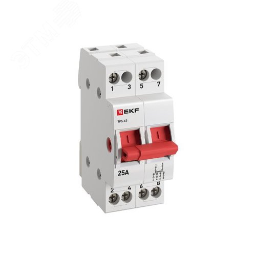 Переключатель трехпозиционный ТПС-63 2P 25А PROxima