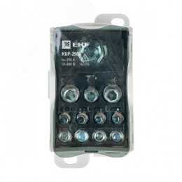 Блок распределительный (КРОСС) крепеж на панель и DIN КБР-250A