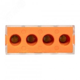 Клемма СМК 773-174 с пастой 4 отверстия 2.5-6.0мм2 уп.50шт. PROxima