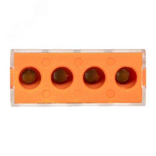 Клемма СМК 773-174 с пастой 4 отверстия 2.5-6.0мм2 уп.50шт. PROxima