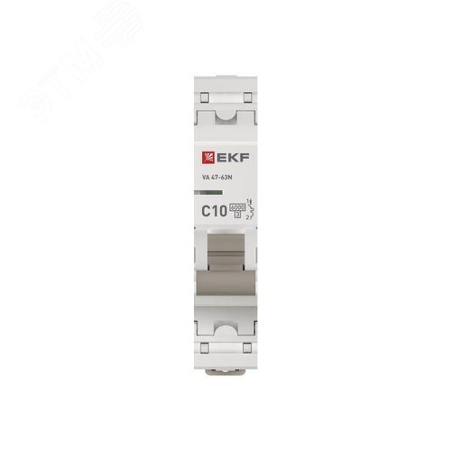 Выключатель автоматический однополюсный 1P 10А (C) 6kA ВА 47-63N M636110C PROXIMA EKF