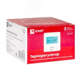 Термостат для теплых полов электронный 16A 230В с датчиком пола Proxima