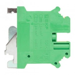 Клемма заземления винтовая UT 4 мм2 EKF