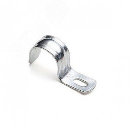 Скоба металлическая однолапковая d16-17мм  PROxima