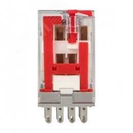 Реле промежуточное с кнопкой и мех. Индикацией RPAt 22/4 5A 230В AC AVERES