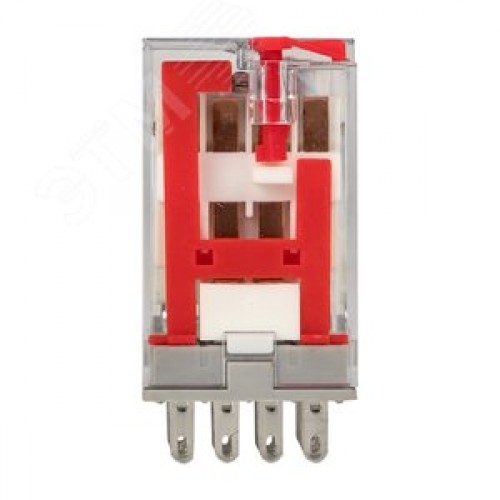 Реле промежуточное с кнопкой и мех. Индикацией RPAt 22/4 5A 230В AC AVERES