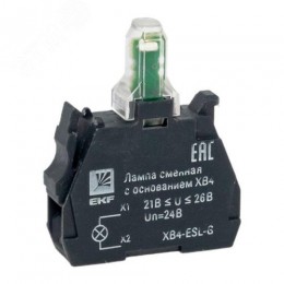 Лампа сменная c основанием XB4 зеленая 24В PROxima