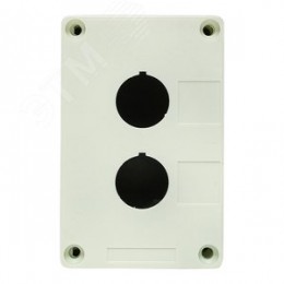 Корпус КП-102 на 2 кнопки белый