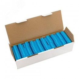 Клемма проходная винтовая UT 4 мм2 синяя EKF