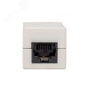 Адаптер проходной TERACOM Cat.5E неэкранированный RJ45-RJ45 белый