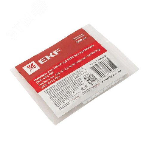 Маркеры для ST/Push-in 2,5 без нумерации для крепления сбоку (500 шт.) EKF