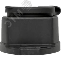 Розетка трехместная с защитными крышками каучуковая 230В 2P+PE 16A IP44 PROxima