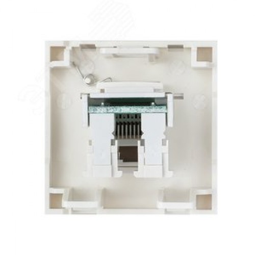 Розетка RJ45, категории 5e (ширина 2 модуля)