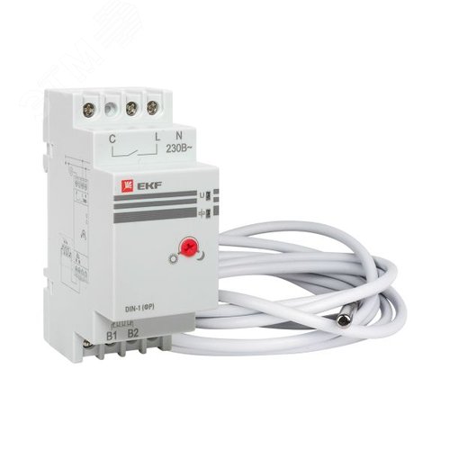 Фотореле DIN-1 (ФР) 2-100Лк 25А (3000Вт)