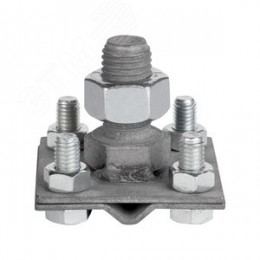 Зажим прута на штыре пластина 56х56 мм HZ PROxima