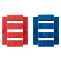 Вставка розеточная TERACOM PRO 45x22.5мм формат Mosaic на 1 модуль Keystone со шторкой и маркером белая