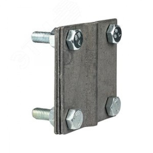 Зажим полоса 40 - прут 10 3 пластины 70x70мм HZ PROxima