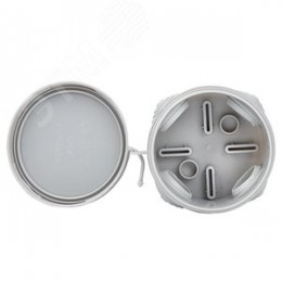 Коробка распаячная с крышкой КМР-040-039 наружная 85х40 АБС серая 4 входа IP54 PROxima