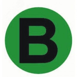 Наклейка 'B'd=20мм PROxima