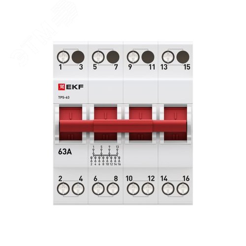 Переключатель трехпозиционный ТПС-63 4P 63А PROxima