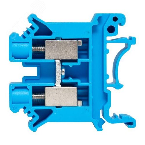 Клемма проходная винтовая UT 10 мм2 синяя EKF