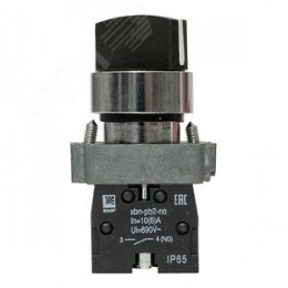 Переключатель BD21 2P короткая ручка NO IP65 PROxima