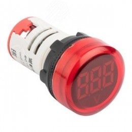 Индикатор значения напряжения красный ED16-22VD PROxima