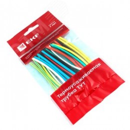 Трубка термоусаживаемая ТУТ нг 4/2 (7 цветов по 3шт) 100мм PROxima