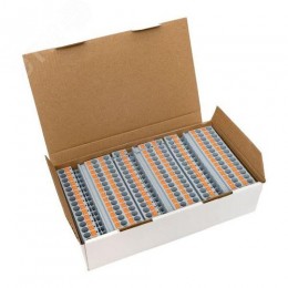 Клемма Push-in 6 мм2 3 вывода серая EKF