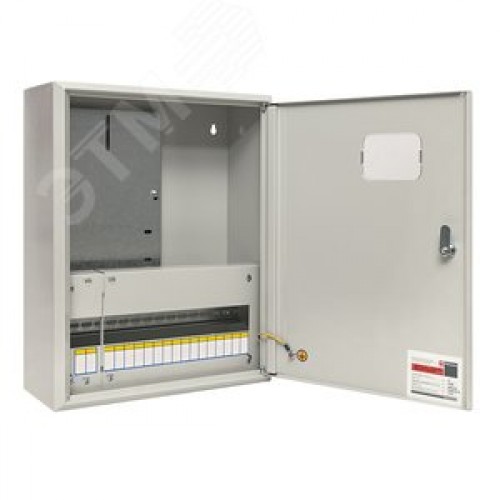 Щит учетно-распределительный навесной ЩУРн-3/18 с окном IP31