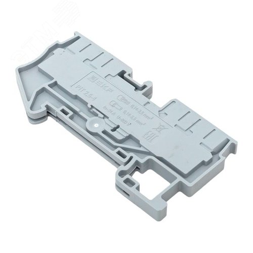 Клемма Push-in 2.5 мм2 4 вывода серая EKF