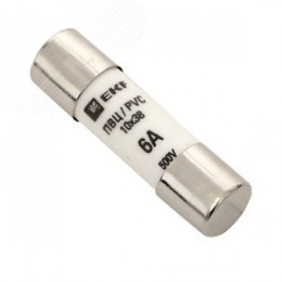 Вставка плавкая цилиндрическая ПВЦ 10х38 6А