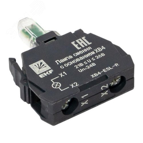 Лампа сменная c основанием XB4 красная 24В PROxima