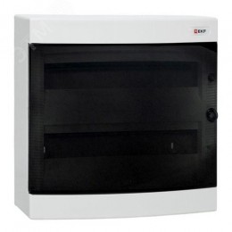 Щит распределительный навесной Unix прозрачная дверь 2х18 модулей IP41 EKF PROxima