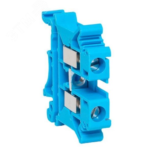 Клемма проходная винтовая UT 6 мм2 синяя EKF