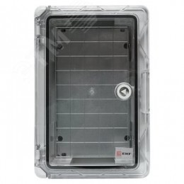 Бокс пластиковый с монтажной платой прозр. дверь 300х200х130 мм IP65 PROxima