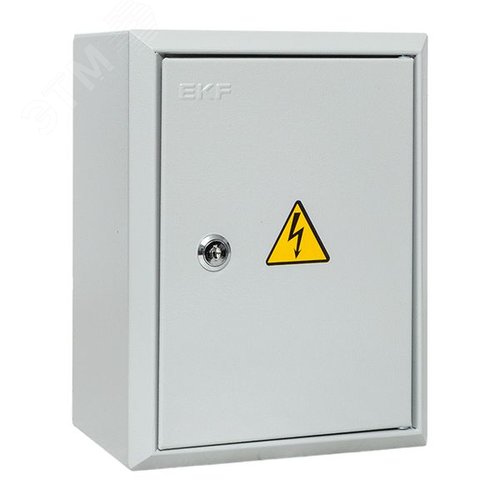 Щит с монтажной панелью ЩМП-00 270х210х140 IP31 металлический