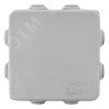 Коробка распределительная КМР-030-031 с крышкой (85х85х40) для прямого монтажа 8 мембр. вводов серая IP55 EKF