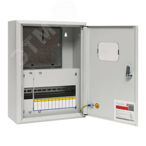 Щит учетно-распределительный навесной ЩУРн-1/12о IP31 с окном 400x300x140