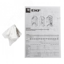 Основание слаботочного щита Nova (с монт. платой) 2 габарит IP41 EKF