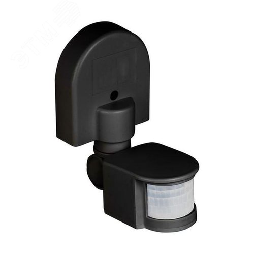 Датчик движения ИК настенный 1200Вт 180 градусов до 12 м IP44 MS-16Cb черный PROxima